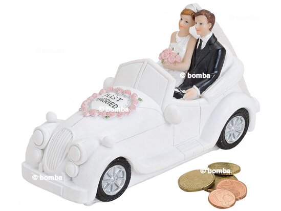 Pokladnička svadobné auto