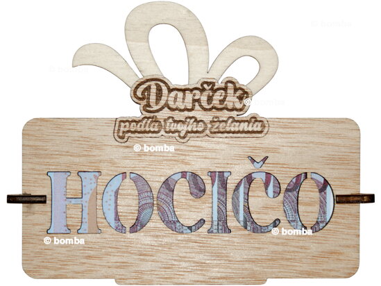 Tabuľka na peniaze - Hocičo