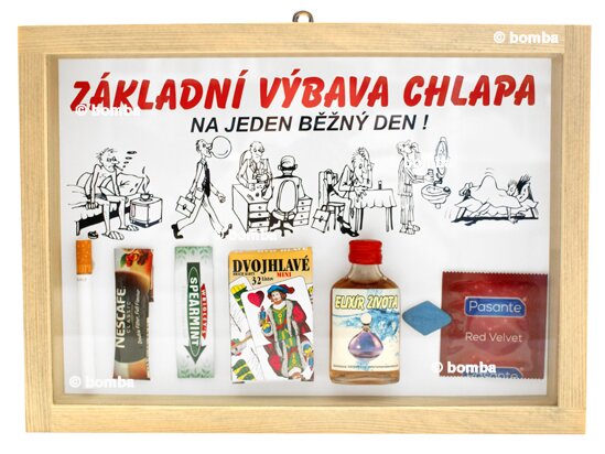 Základná výbava chlapa na jeden bežný deň CZ