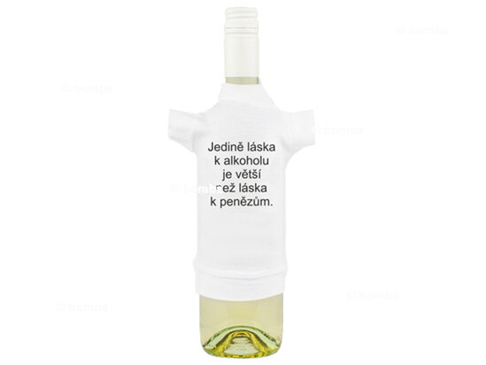 Tričko na fľašu Láska k alkoholu