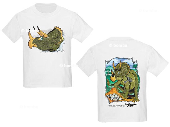 Tričko pre deti Triceratops - veľkosť 134