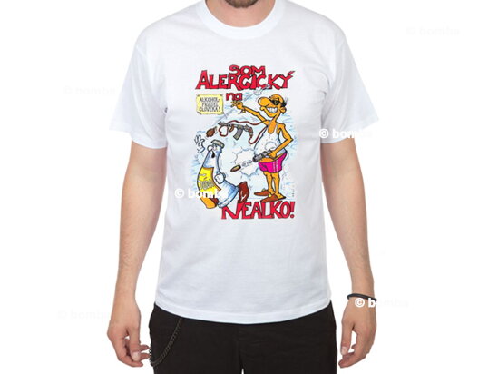 Tričko Som alergický na nealko - veľkosť XXL
