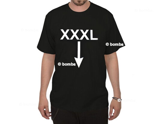 Tričko čierne XXXL - veľkosť XXL