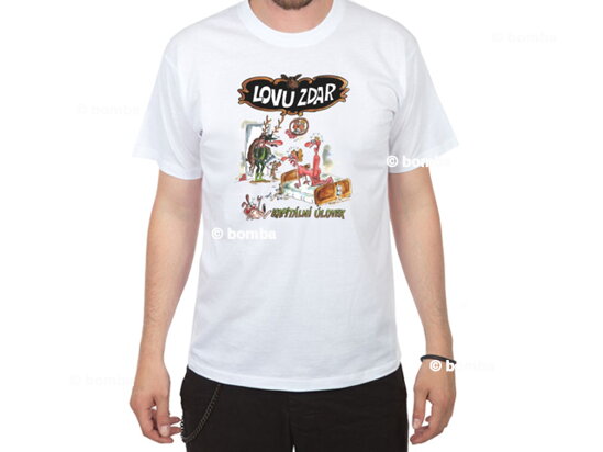 Tričko biele Lovu zdar - veľkosť XL