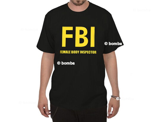 Tričko FBI - veľkosť XL