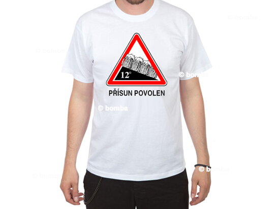 Pivárske tričko Prísun povolený CZ - L