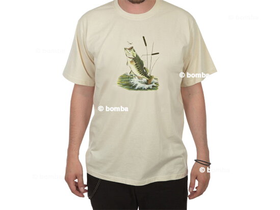 Rybárske tričko s rybou - veľkosť XL