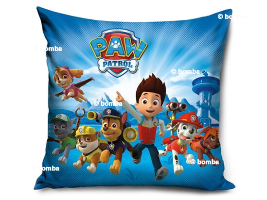 Modrý vankúš Paw Patrol Tímová práca