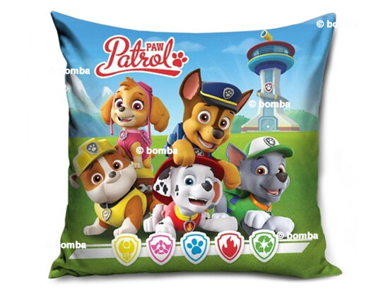 Farebný vankúš Paw Patrol Hravé šteniatka