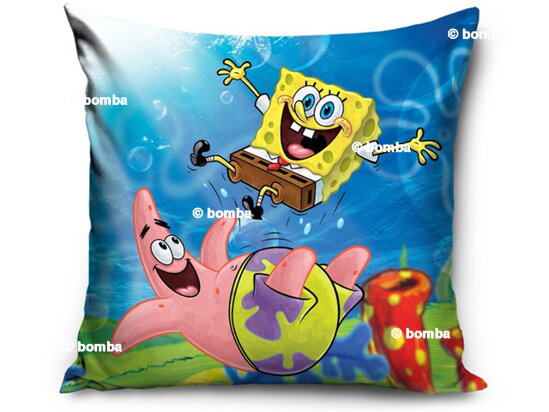 Vankúš SpongeBob v šortkách a Patrik