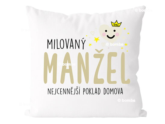 Vankúš Milovaný manžel CZ