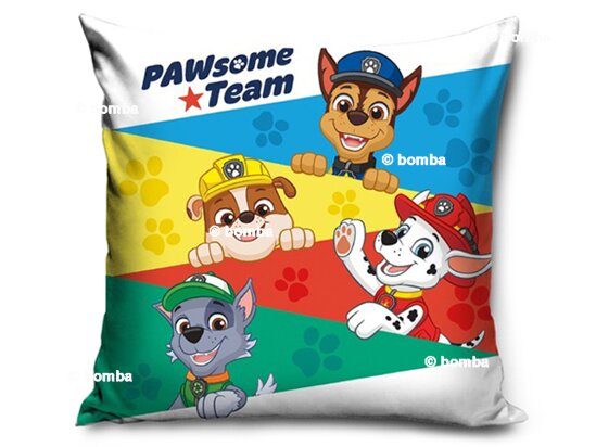 Farebný detský vankúš Paw Patrol Team