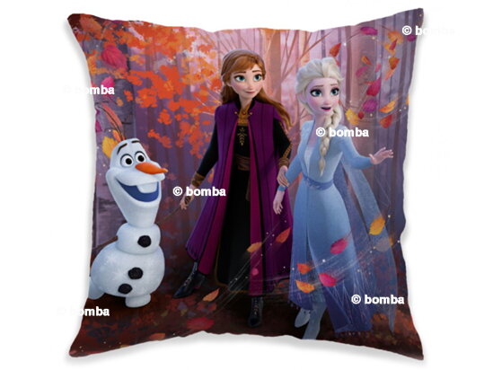 Dievčenský vankúš Frozen - Anna, Elsa a Olaf