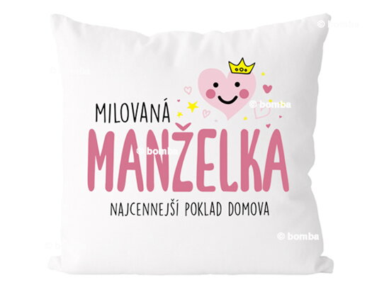 Vankúš Milovaná manželka