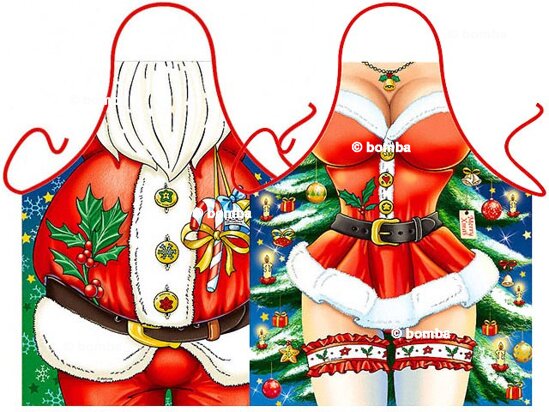 Zástery Santa Claus a Sexi Santica