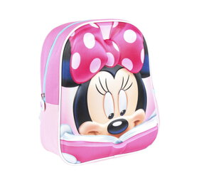 Dievčenský 3D ruksak Minnie Mouse s knižkou