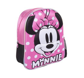 Dievčenský 3D ruksak s bodkami Minnie Mouse