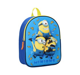 Modrý detský 3D ruksak Mimoni