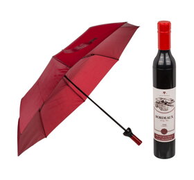 Dáždnik v tvare fľaše červeného vína