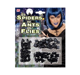 Pavúky, mravce a muchy