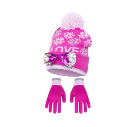 Cyklámenová čiapka a rukavice Frozen - veľkosť 52