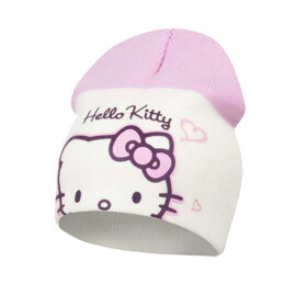 Detská biela čiapka Hello Kitty - veľkosť 50