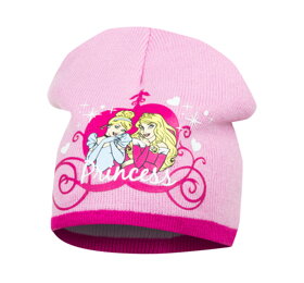 Ružová čiapka pre dievčatá Princess - veľkosť 52