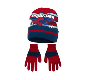 Modročervená čiapka a rukavice Spiderman - 54