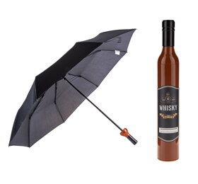 Dáždnik v tvare fľaše whisky