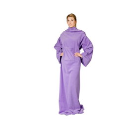 Hrejivá deka s rukávmi - fialová