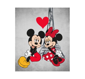 Detská deka Mickey a Minnie Mouse