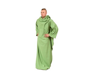 Hrejivá deka s rukávmi - zelená