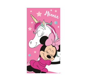 Dievčenská osuška Minnie Mouse s jednorožcom