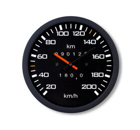 Nástenné hodiny s tachometrom