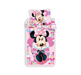Posteľné obliečky Minnie Mouse - Colour Dots