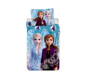 Posteľné obliečky Frozen II - Anna a Elsa