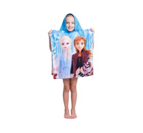 Detské pončo Frozen II - Anna, Elsa a Olaf 