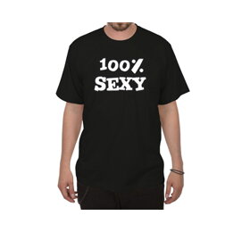 Tričko čierne 100% Sexy - veľkosť XL