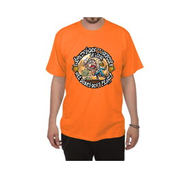 Oranžové tričko Zlý deň v krčme - veľkosť XXL