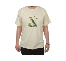 Rybárske tričko s rybou - veľkosť L