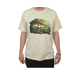 Rybárske tričko so šťukou - veľkosť XL
