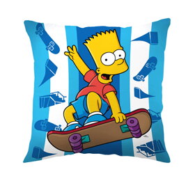 Vankúš Bart Simpson na skateboarde