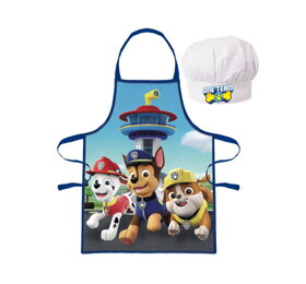 Chlapčenská zástera Paw Patrol s kuchárskou čiapkou