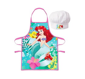 Detská zástera s čiapkou Disney Princess - Ariel
