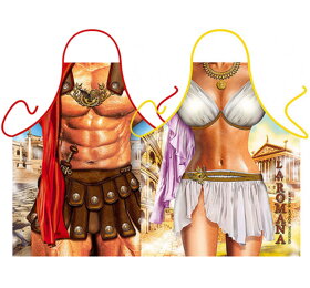 Zástery Starý gladiátor a Rimanka